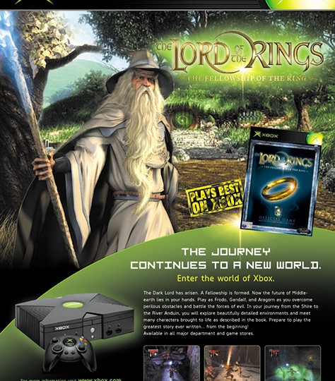 XBox 360_Lord of the Rings Flyer