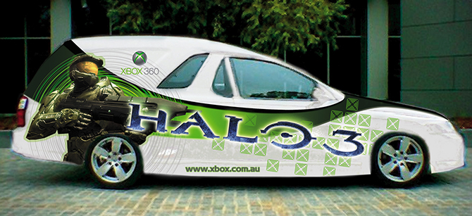 Xbox 360_Halo 3 Promotional Ute design_1